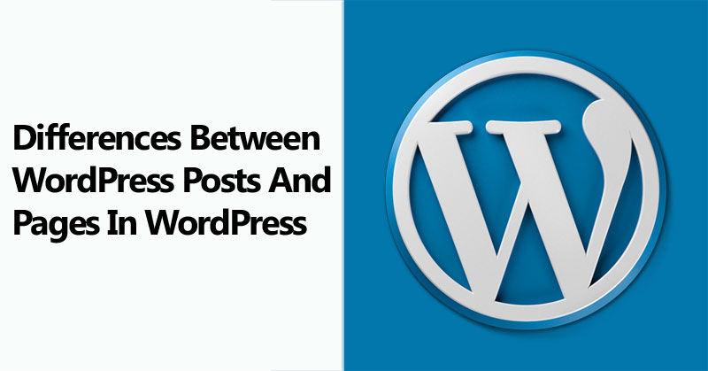 What Are The Differences Between WordPress Posts And Pages In WordPress