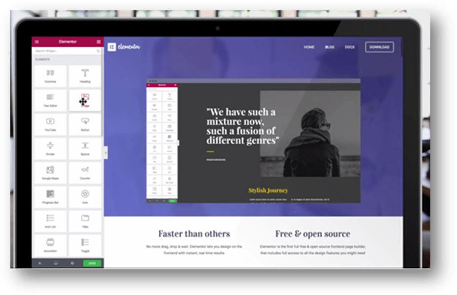drag and drop landing page builder