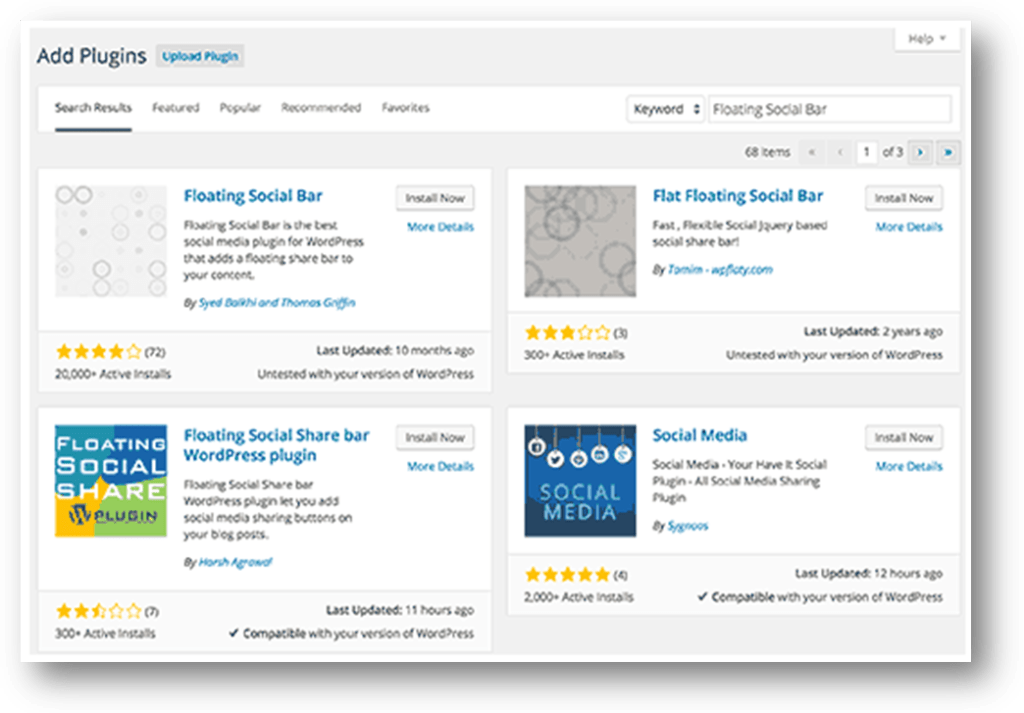wordpress plugin database