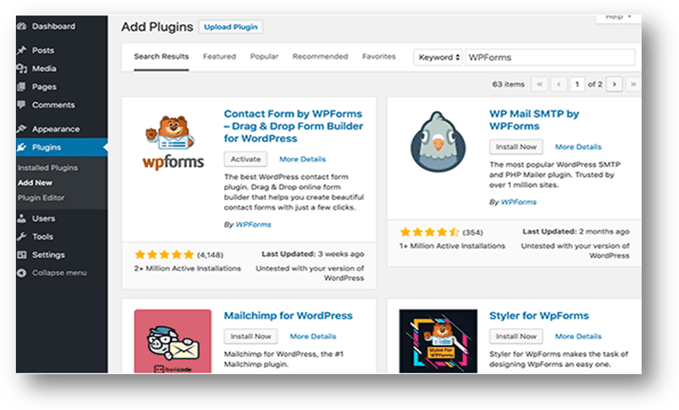 wordpress plugins