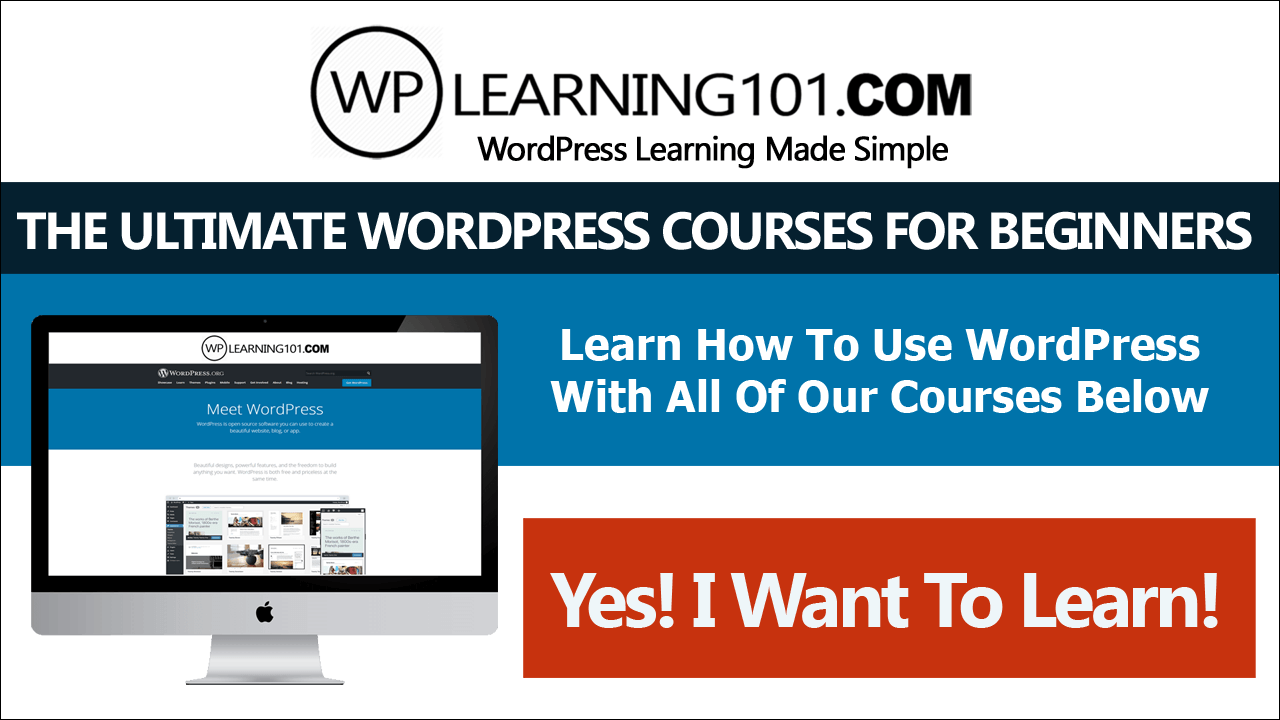 WordPress Courses For Beginners