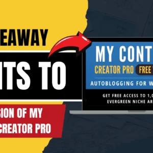 get giveaway rights to free version of my content creator pro