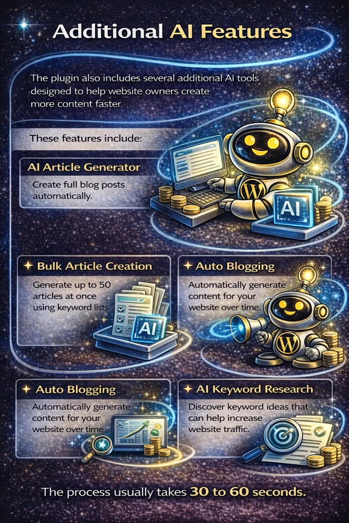 AI plugin features for website success