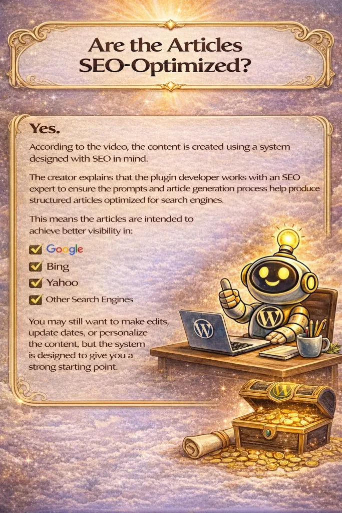 Are the Articles SEO-Optimized