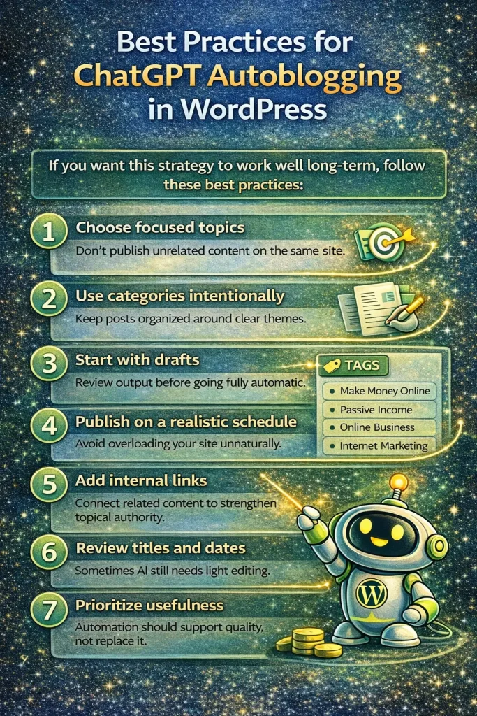Best Practices for ChatGPT Autoblogging in WordPress