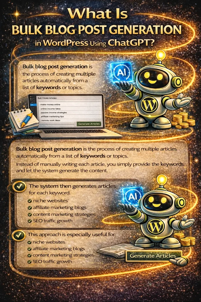 Bulk blog post generation with ChatGPT