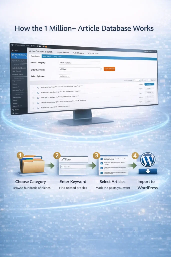 How the 1 Million+ Article Database Works