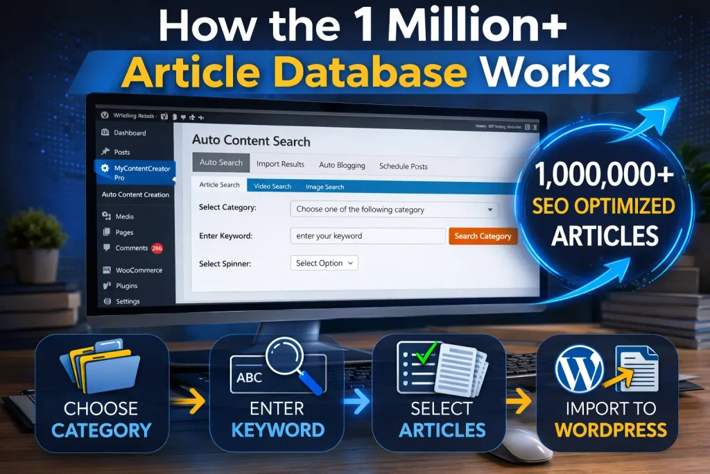 How the 1 Million+ Article Database Works In WordPress