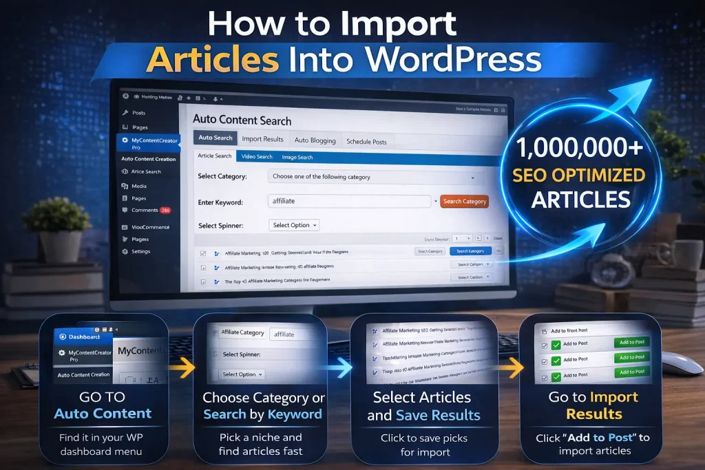 How to Import Articles Into WordPress