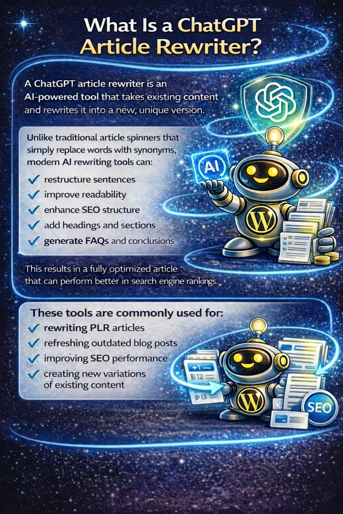 What Is a ChatGPT Article Rewriter
