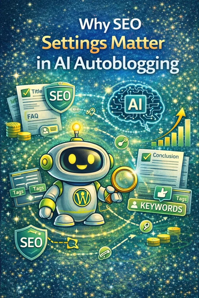 Why SEO Settings Matter in AI Autoblogging