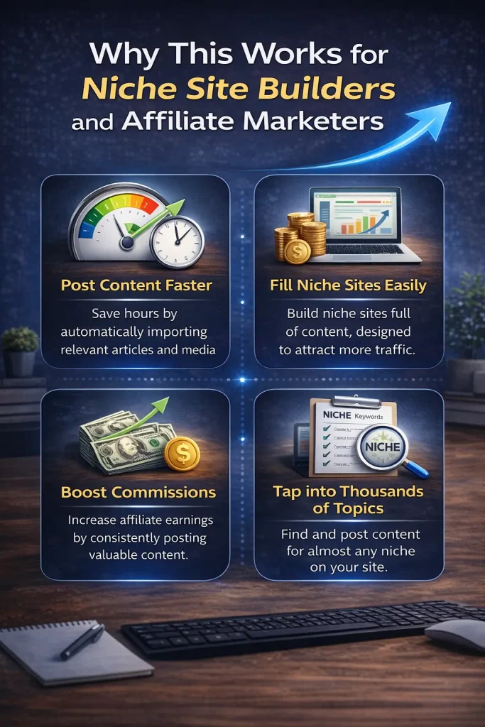 Why This Works for Niche Site Builders and Affiliate Marketers