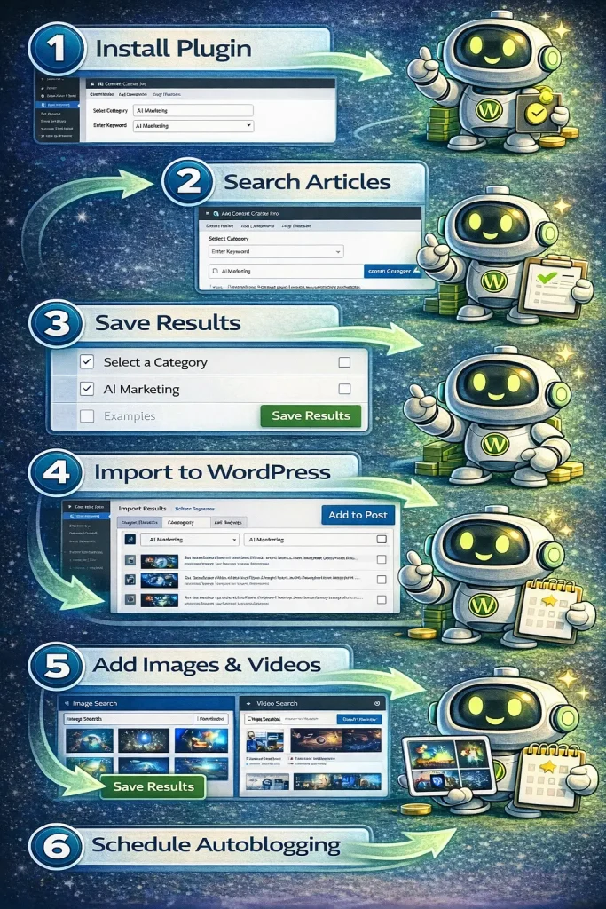 how to install free version of my content creator pro