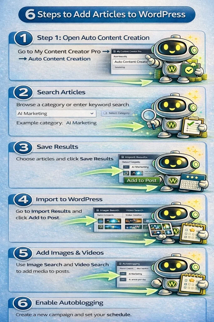 wordpress article database