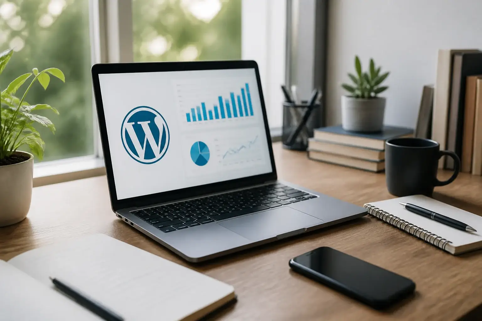 grow wordpress organic traffic featured image
